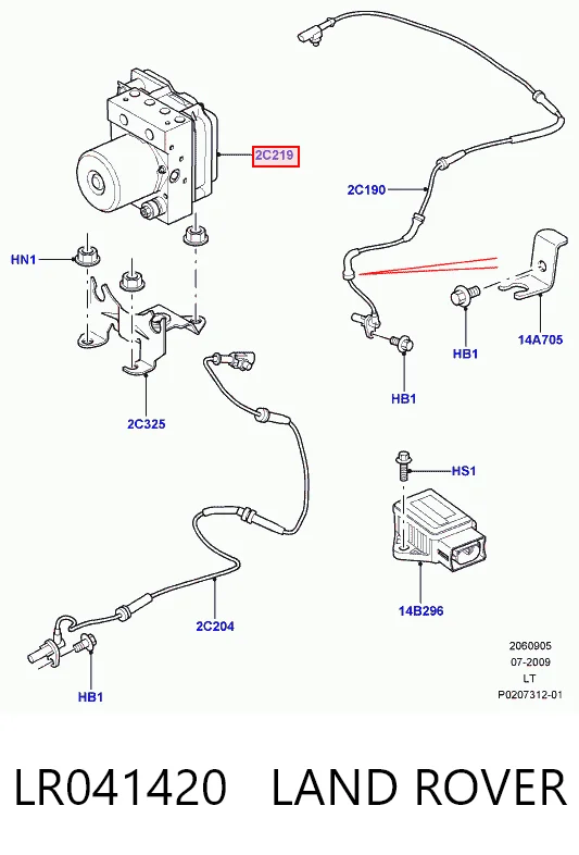 Sterownik ABS  hydrauliczny Land Rover Discovery IV SUV (L319) (2009 - 2018) cena, od 432,13 USD