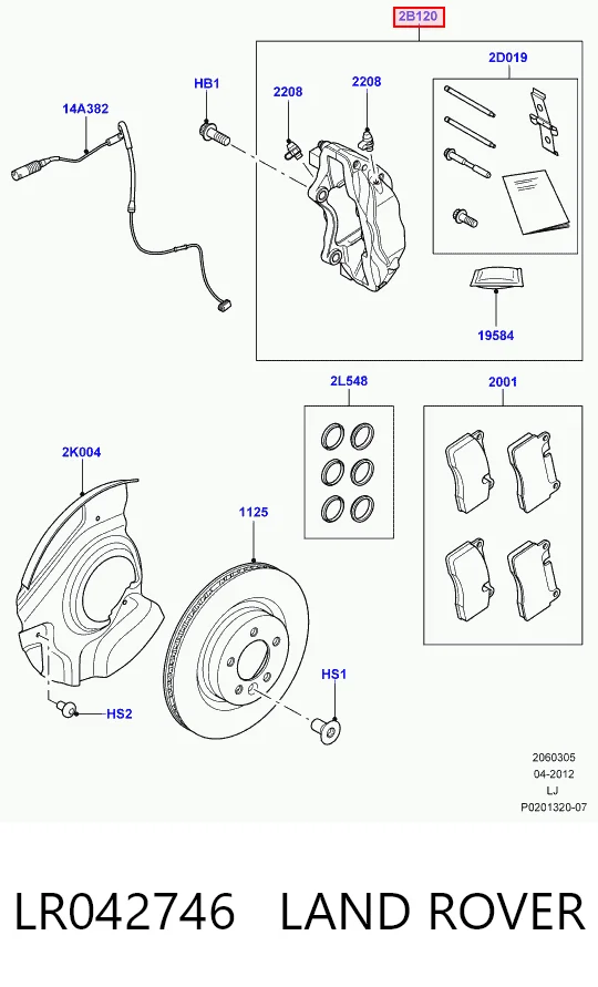 LR042746 Land Rover