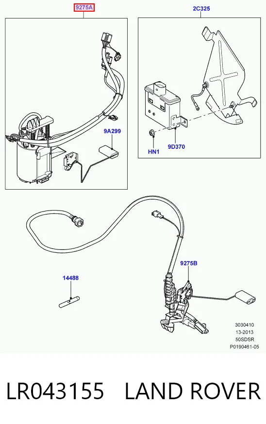 Moduł pompy paliwowej z czujnikiem poziomu paliwa Land Rover Range Rover III SUV (L322) (2010 - 2012) cena, od 162,70 USD