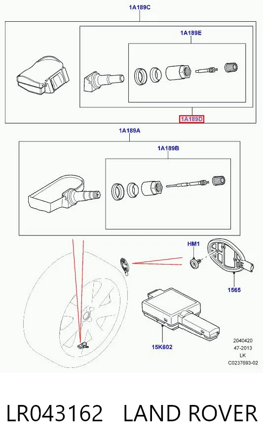 LR043162 Land Rover