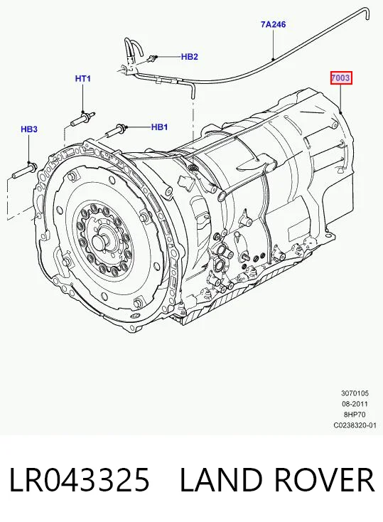 Automatyczna skrzynia biegów, kompletna Land Rover Discovery IV SUV (L319) (2009 - 2018) cena, od 1212,87 USD