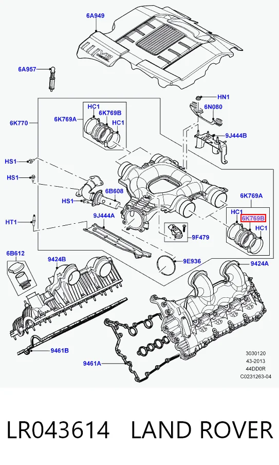 LR043614 Land Rover