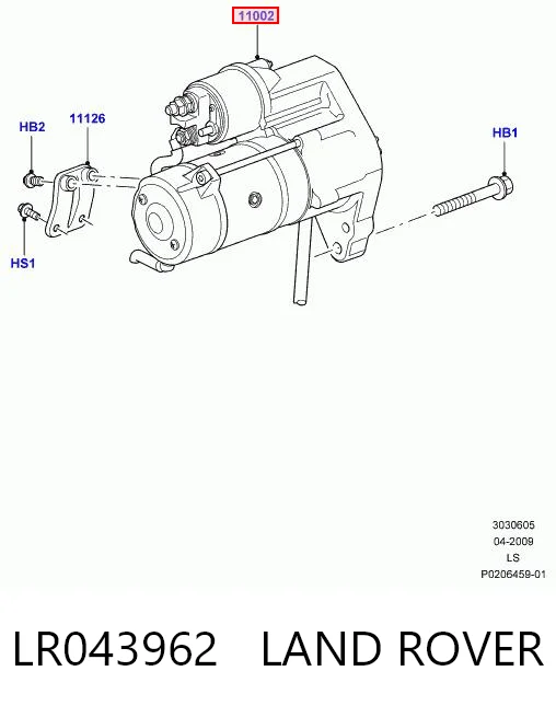 LR043962 Land Rover