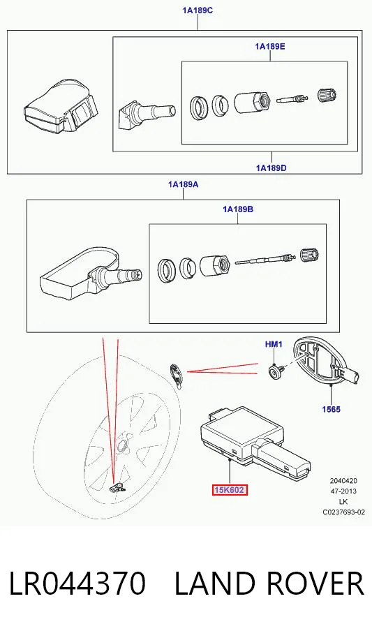  6G9T15K602AB Land Rover