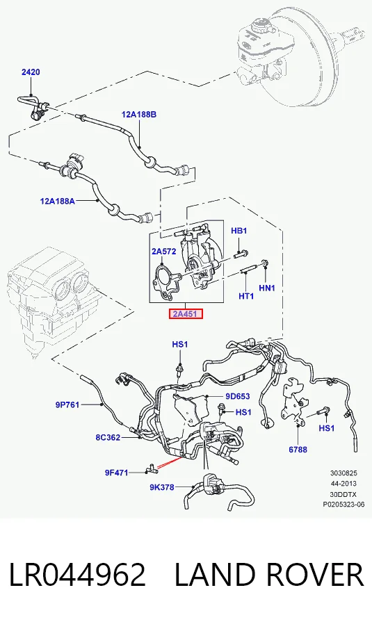 Pompa podciśnienia Land Rover Range Rover SPORT II SUV (L494) (2013 - 2022) cena, od 114,11 USD