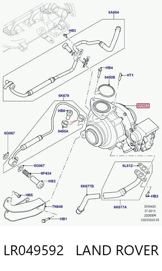 LR065510 Ford Turbina