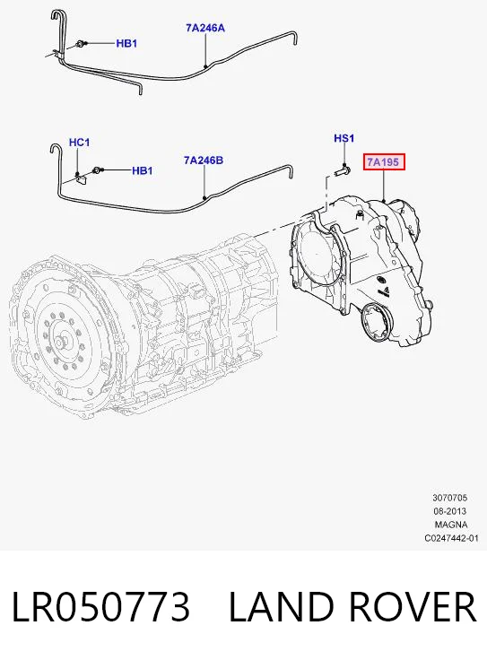 Skrzynia rozdzielcza do Land Rover Range Rover SPORT II L494