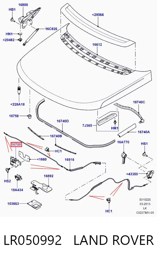 LR050992 Land Rover