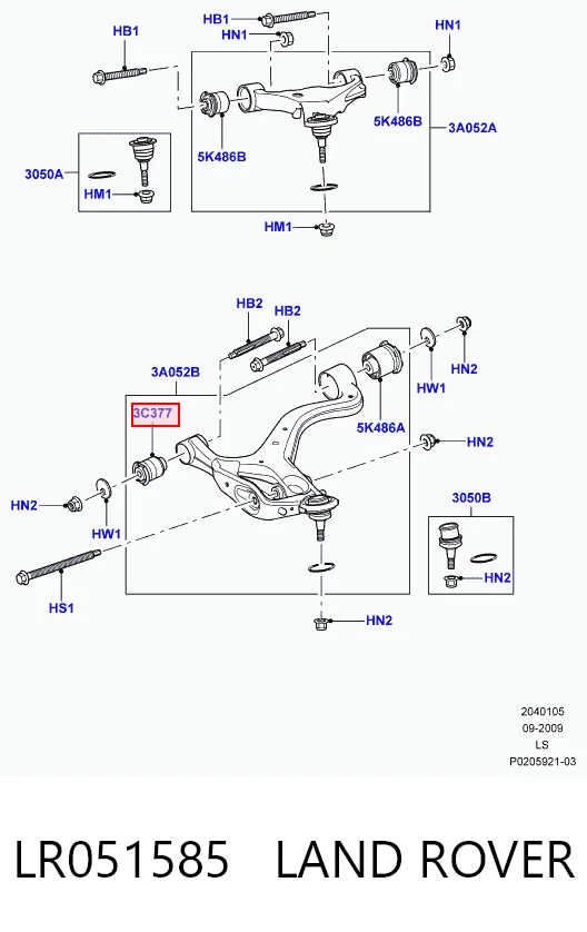 LR051585 Land Rover