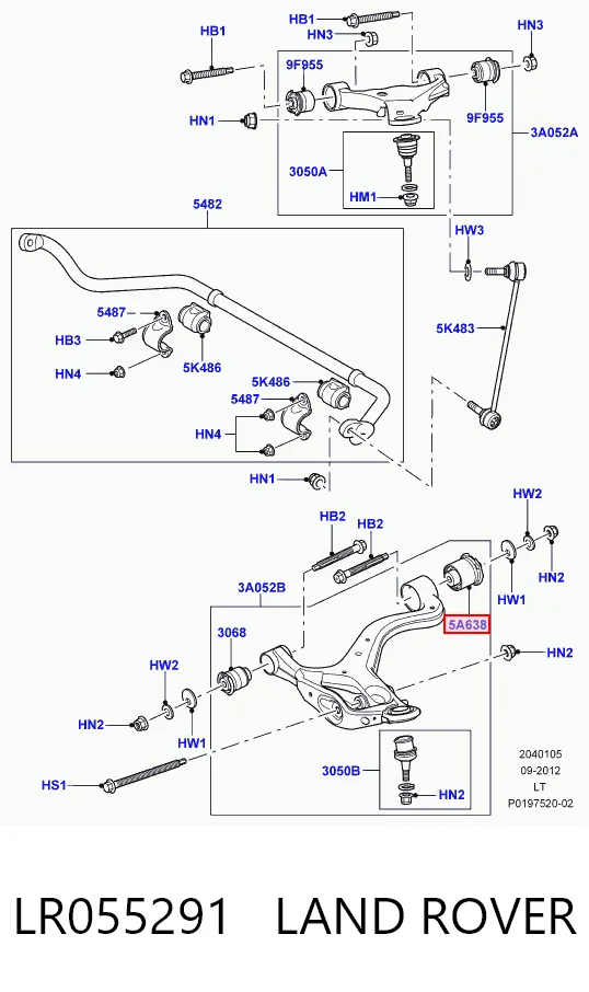 LR055291 Land Rover