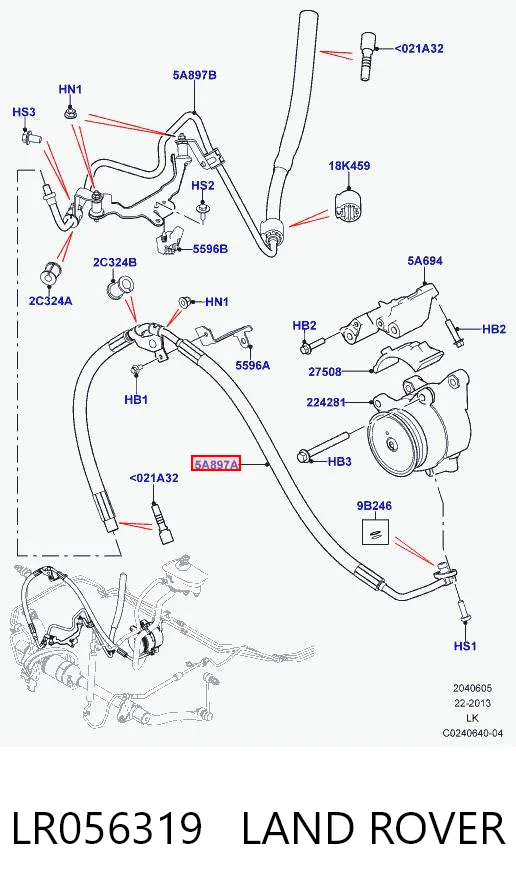 LR056319 Land Rover 