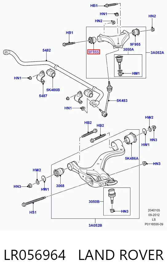LR056964 Land Rover