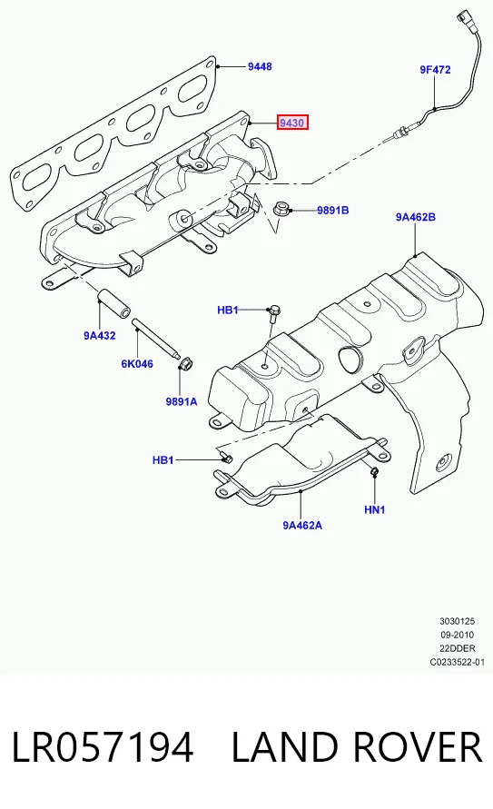 Kupić Kolektor wydechowy Land Rover Freelander II L359 w dobrej cenie