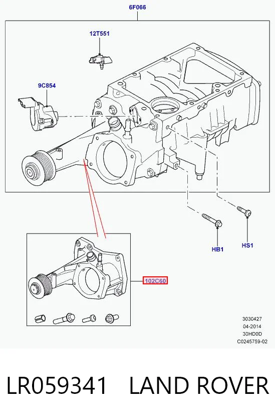 LR059341 Land Rover