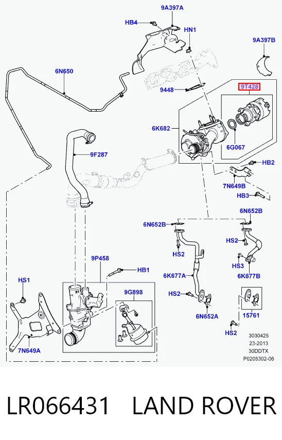 Zawór (aktuator) sterowania turbiną Land Rover Range Rover SPORT I SUV (L320) (2005 - 2013) cena, od 705,84 USD