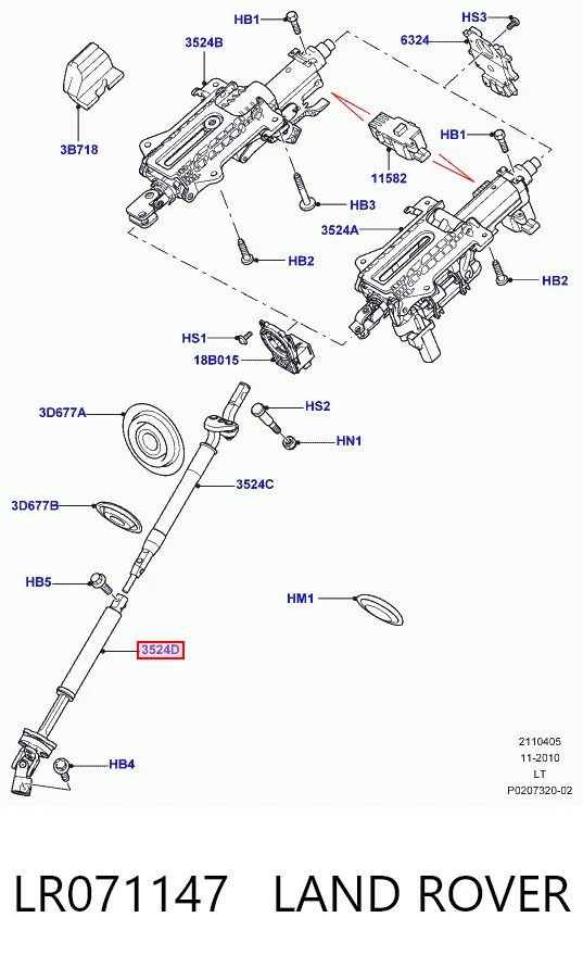 LR071147 Land Rover