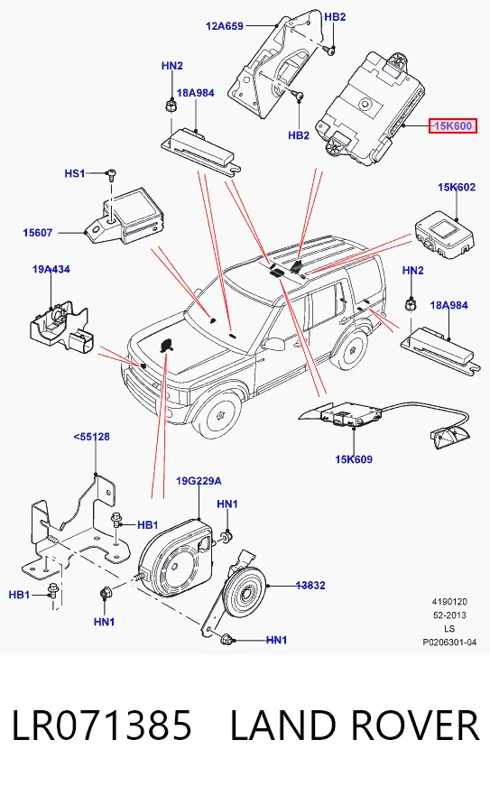 Do koszyka DPLA19H440AD Land Rover 