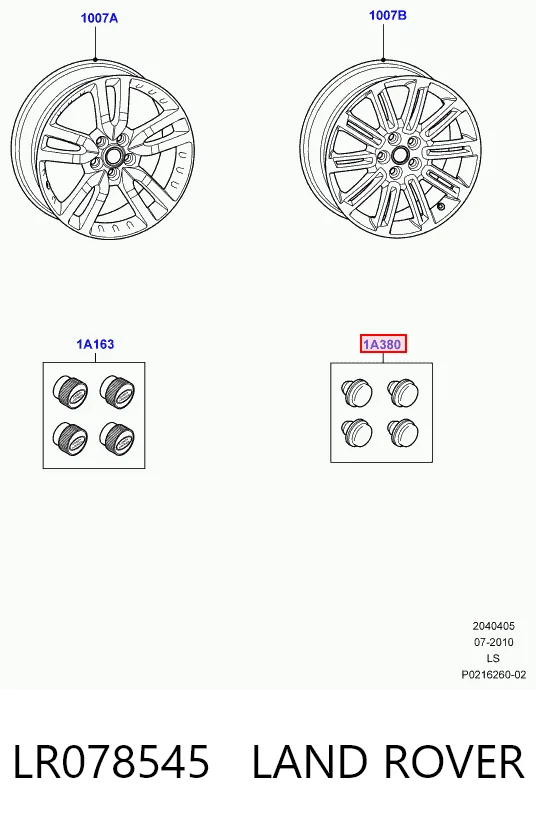 LR078545 Land Rover