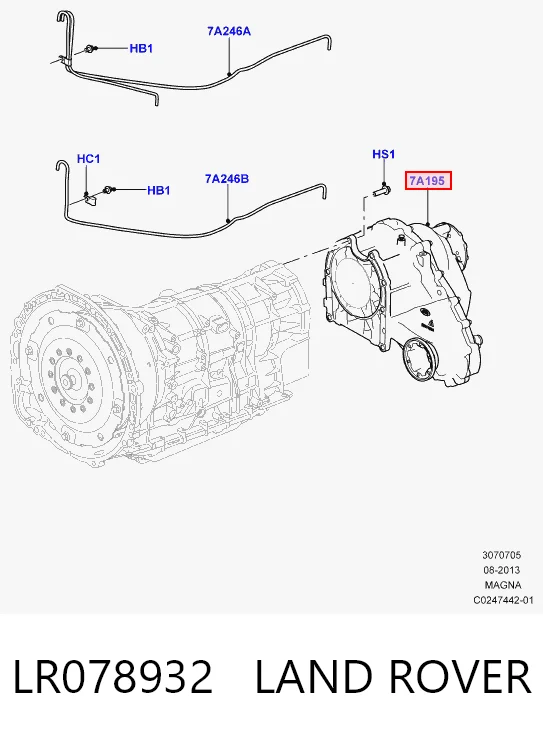 Skrzynia rozdzielcza Land Rover Range Rover SPORT II SUV (L494) (2013 - 2022) cena, od 853,28 USD