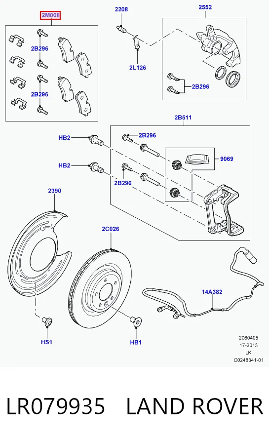 LR079935 Land Rover