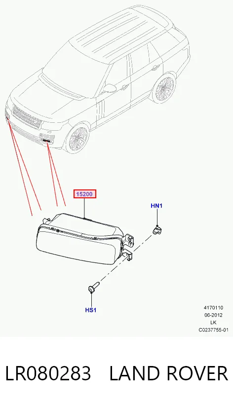 LR080283 Land Rover