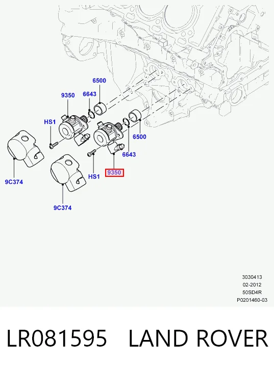  Pompa wtryskowa wysokiego ciśnienia Land Rover Range Rover 4