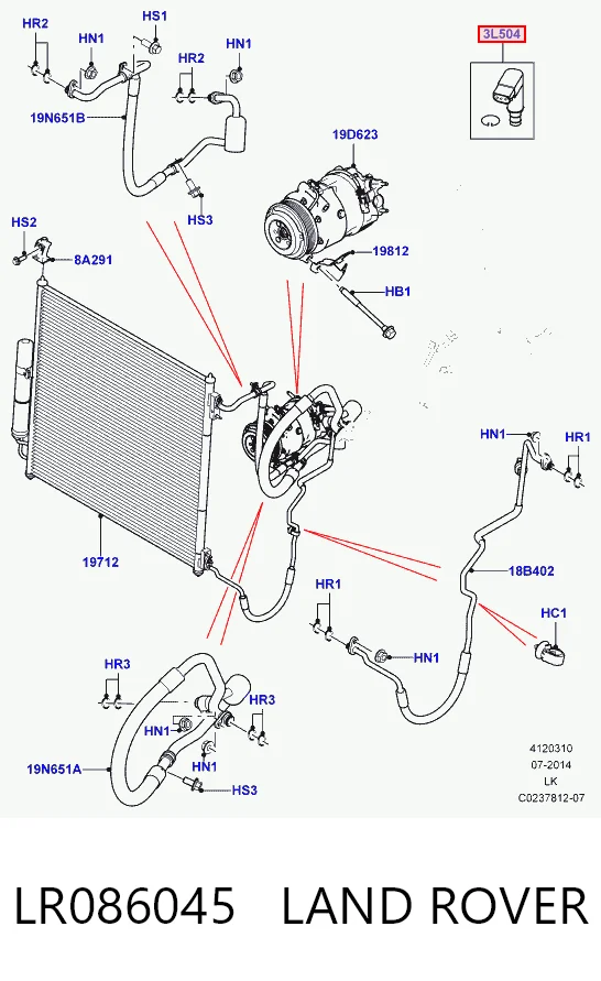 LR086045 Land Rover