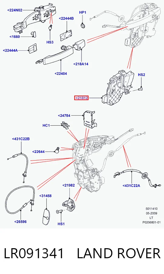 LR091341 Land Rover