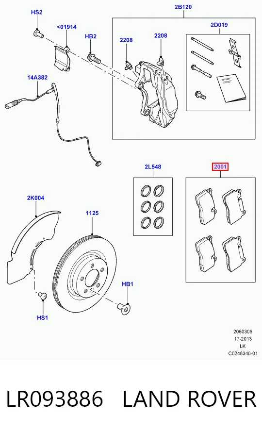 LR093886 Land Rover