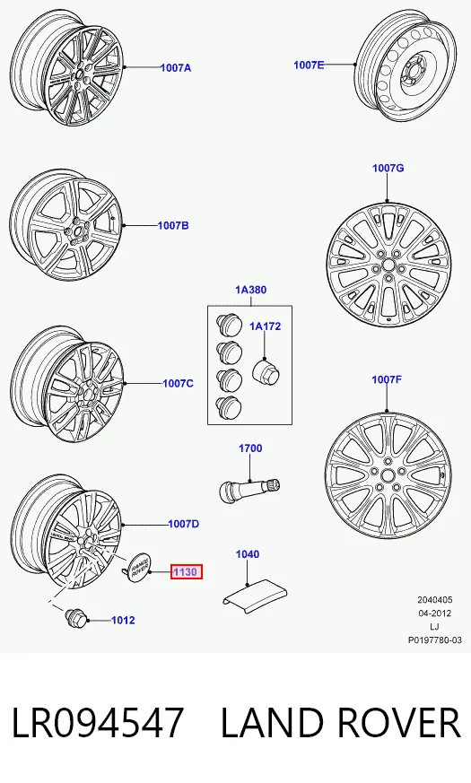 LR094547 Land Rover