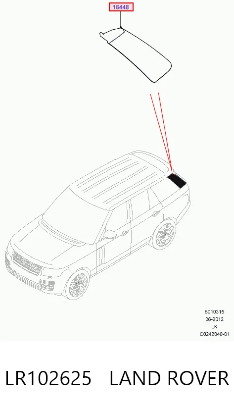 LR102625 Land Rover