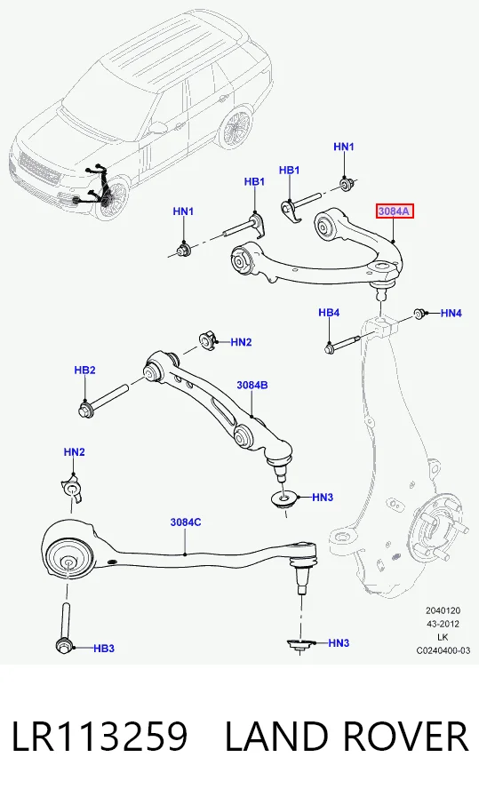 LR113259 Land Rover