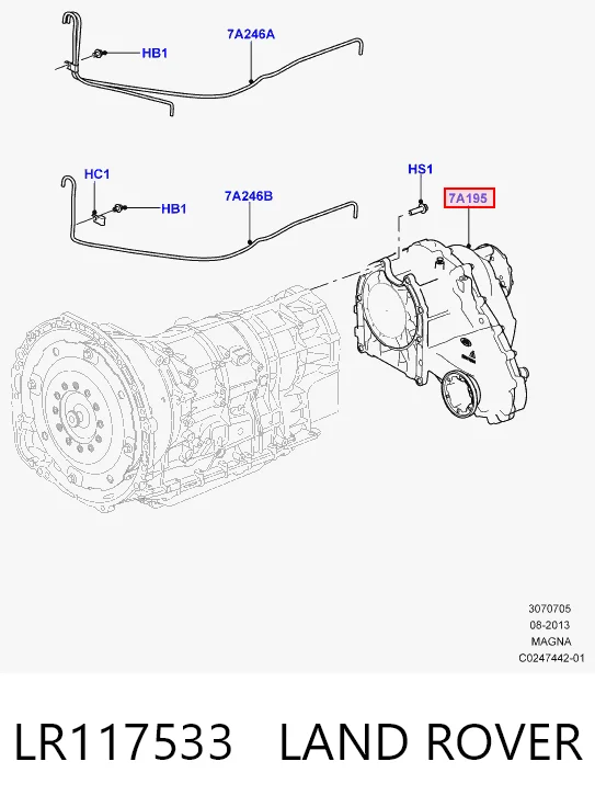  Skrzynia rozdzielcza Land Rover Range Rover 
