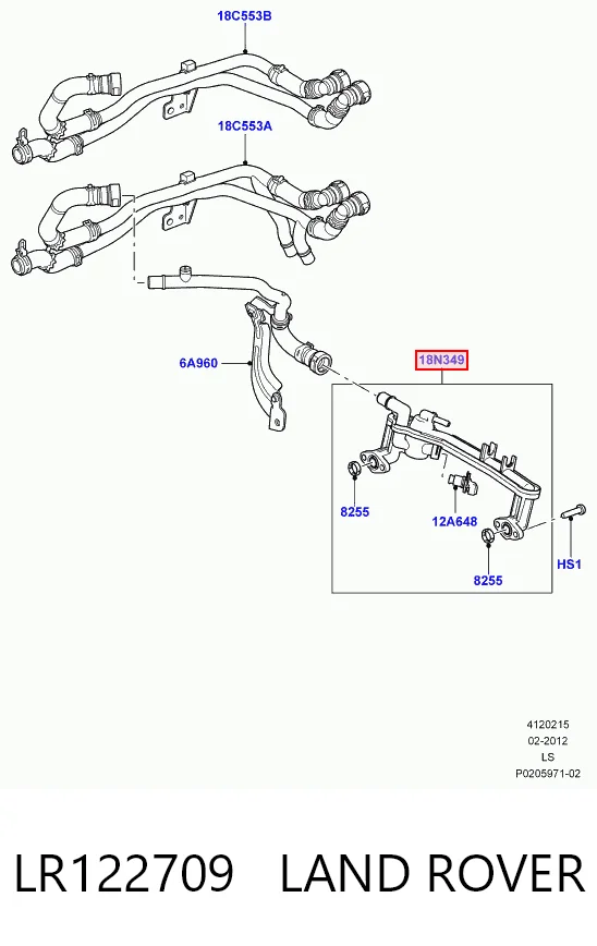 LR122709 Land Rover 