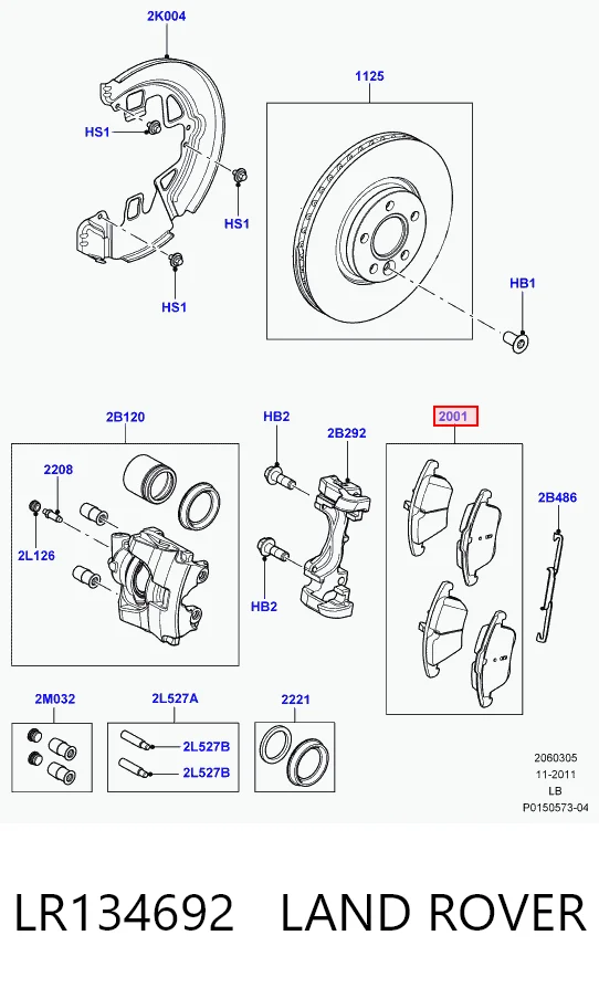 LR134692 Land Rover