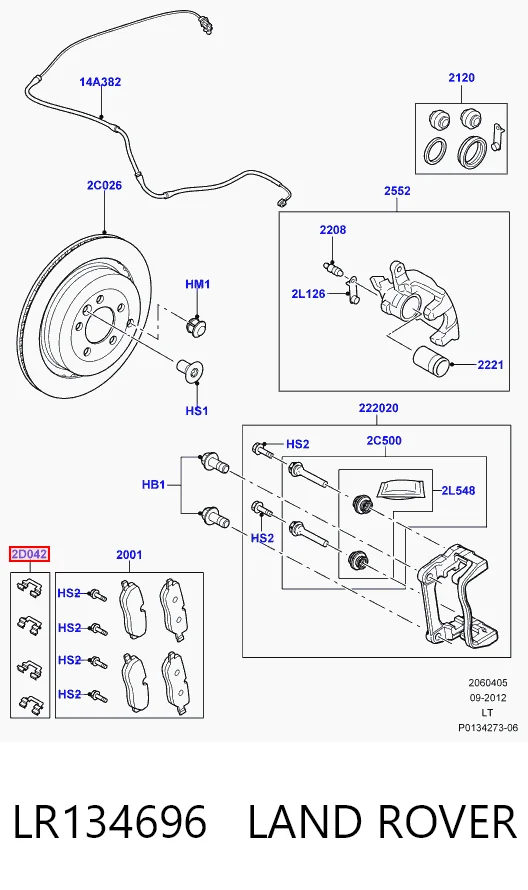 Okładziny (klocki) do hamulców tarczowych tylne Hyundai/Kia LR032377 cena, od 14,67 USD
