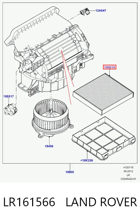 LR161566 Land Rover