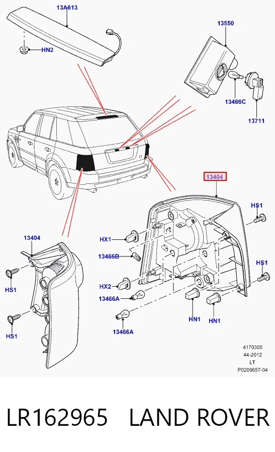 LR162965 Land Rover