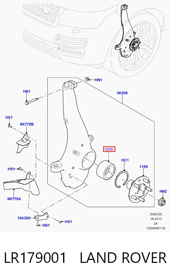 LR179001 Land Rover