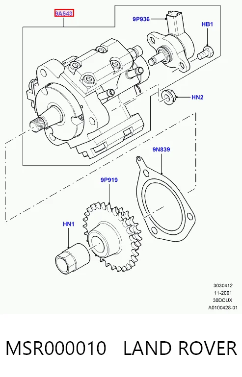 Pompa wtryskowa wysokiego ciśnienia do Opel Omega 25, 26, 27
