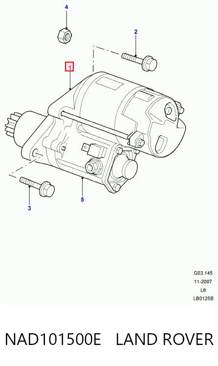 Do koszyka Rozrusznik Rover 75  RJ