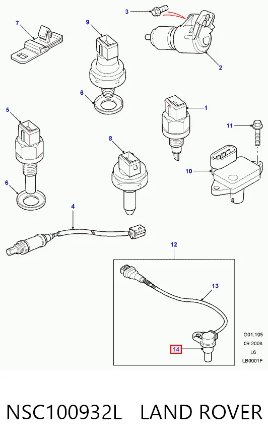 Czujnik położenia wałka rozrządu Rover 75 sedana (RJ) (1999 - 2005) cena, od 36,51 USD