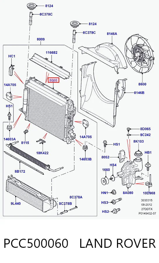 PCC500060 Land Rover