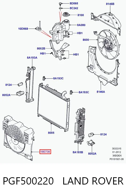 PGF500220 Land Rover