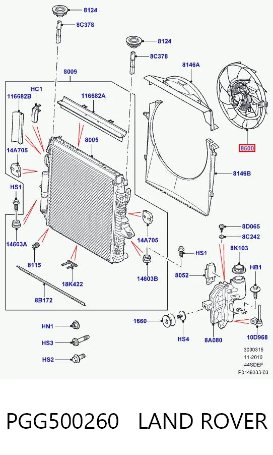 PGG500260 Land Rover