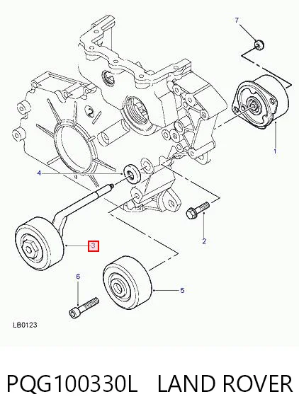 Do koszyka V107881 Sato Tech Rolka napinacza paska napędowego