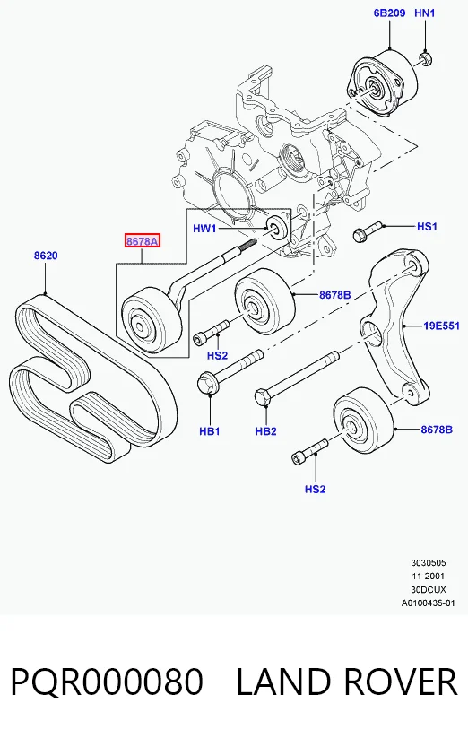 Rolka napinacza paska napędowego V107881 Sato Tech