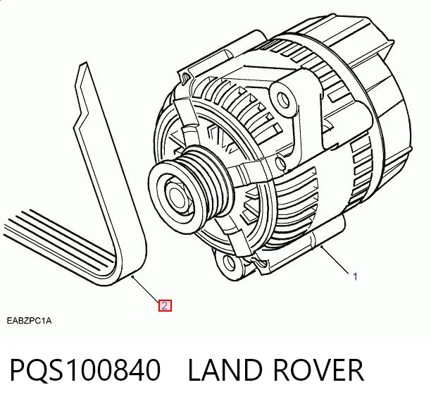Pas napędowy mechanizmów PQS100840 Rover