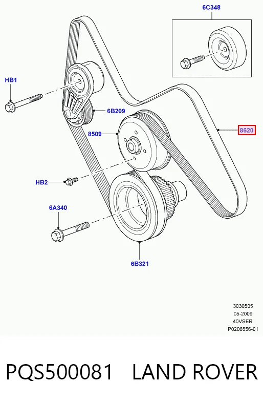 Do koszyka Pas napędowy mechanizmów Ford Escape  