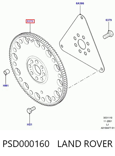 Kupić Koło zamachowe silnika Land Rover Range Rover III L322 w dobrej cenie